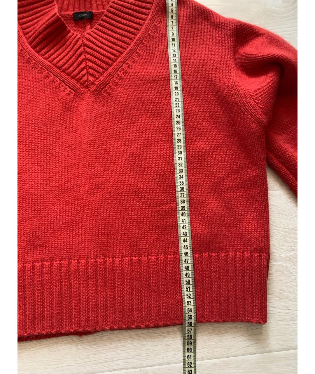 JOSEPH Красный шерстяной джемпер / свитер, фото 7