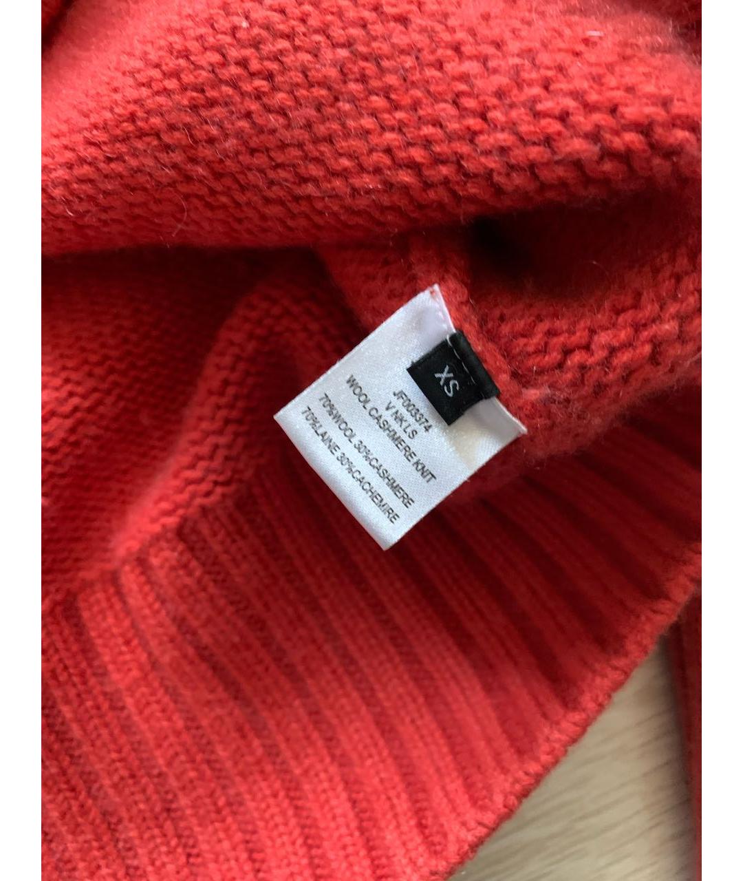 JOSEPH Красный шерстяной джемпер / свитер, фото 5