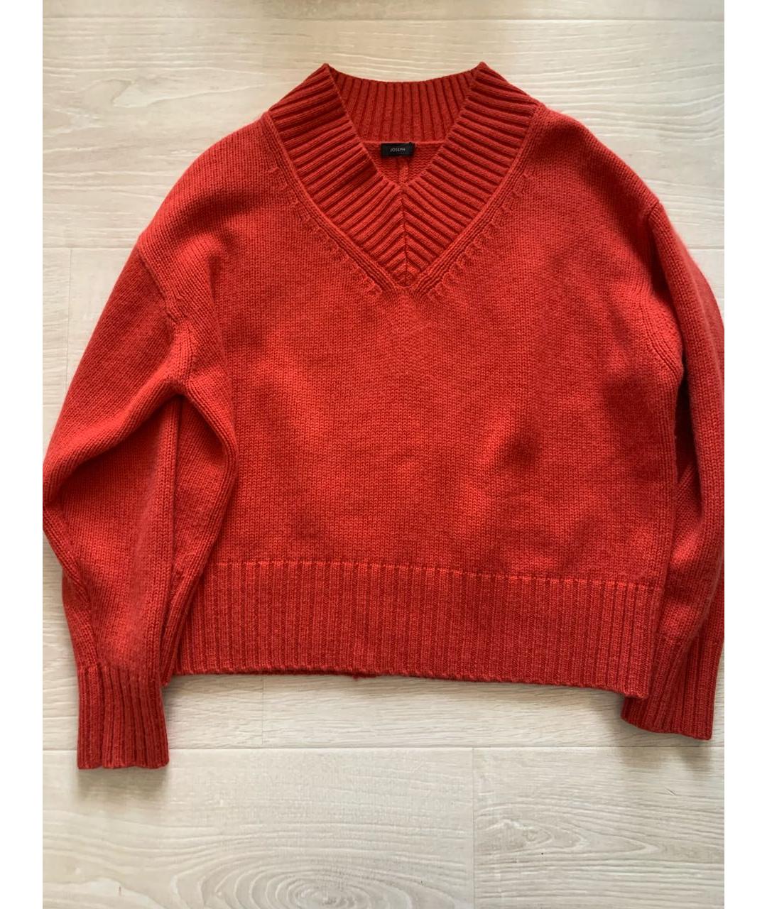 JOSEPH Красный шерстяной джемпер / свитер, фото 9