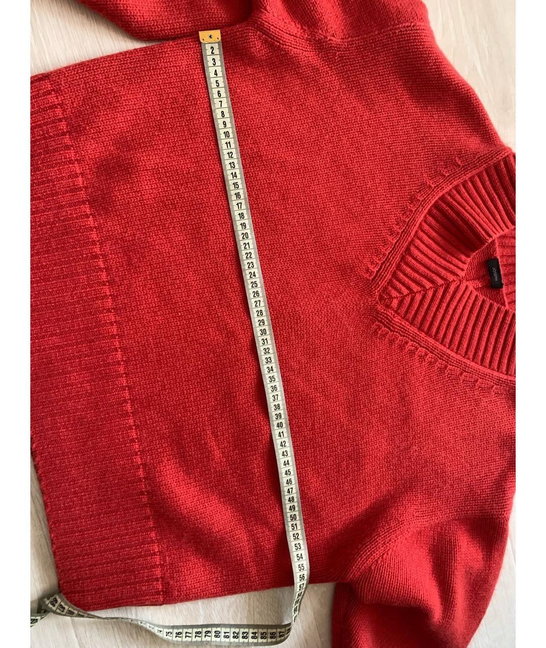 JOSEPH Красный шерстяной джемпер / свитер, фото 6