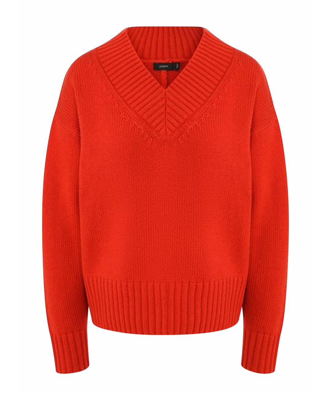 JOSEPH Красный шерстяной джемпер / свитер, фото 1