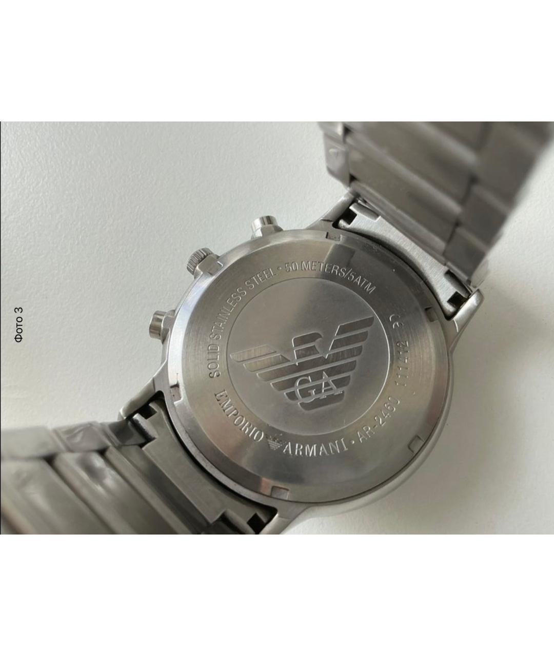 EMPORIO ARMANI Серебряные часы, фото 8