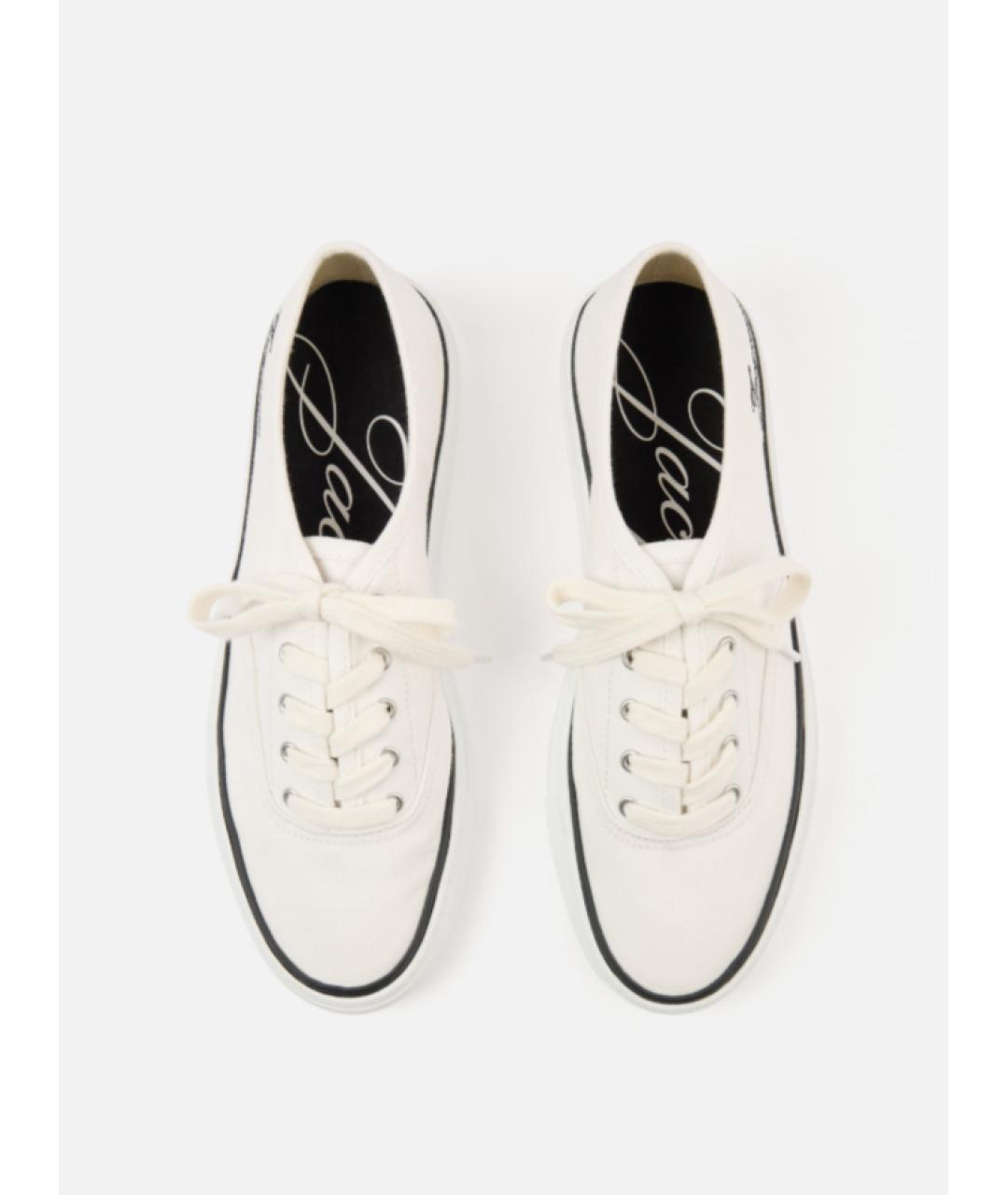 JACQUEMUS Белые текстильные кеды, фото 3