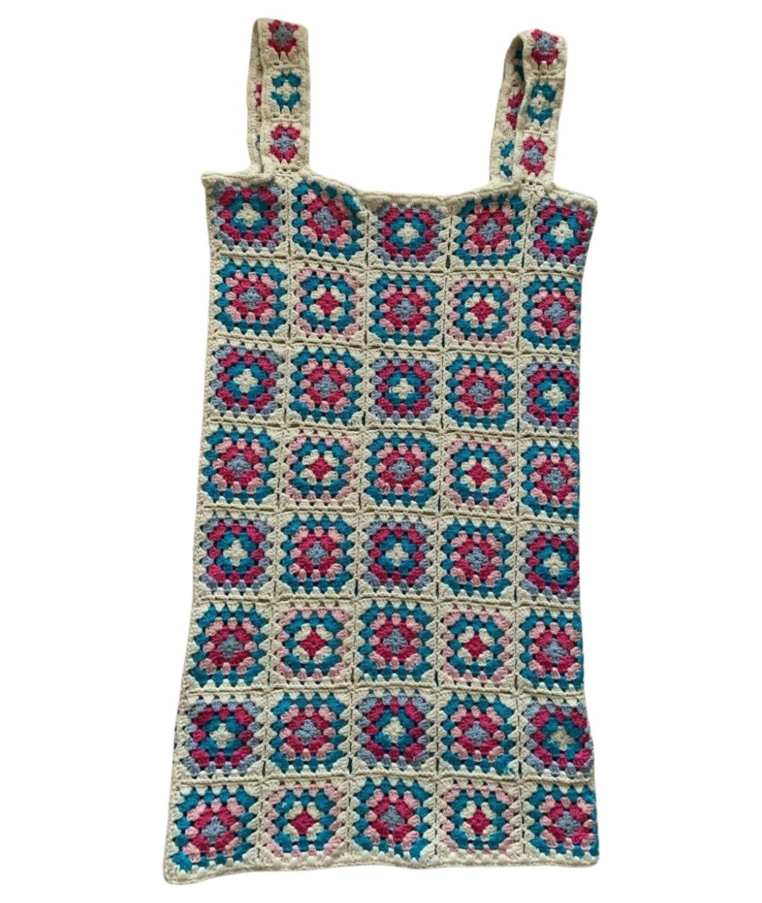 MC2 SAINT BARTH Мульти хлопковый сарафан, фото 1