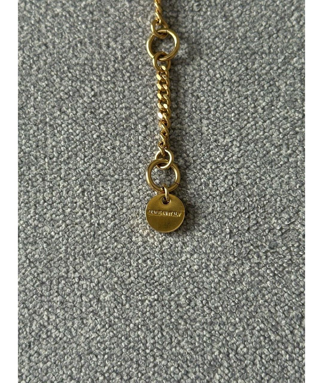 JACQUEMUS Золотое металлическое колье, фото 6