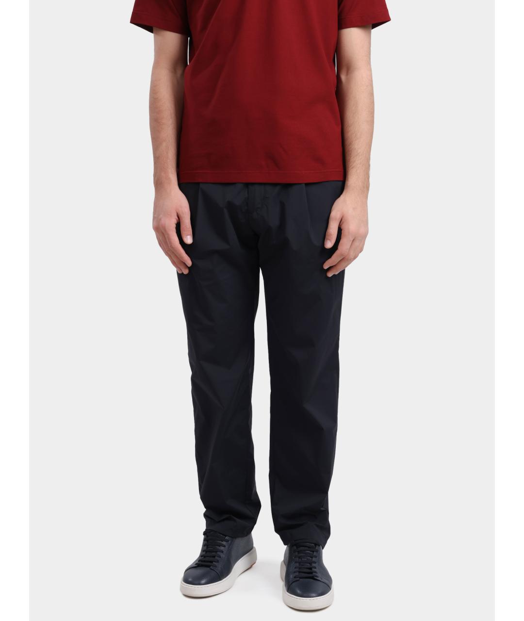 HERNO Черные повседневные брюки, фото 6