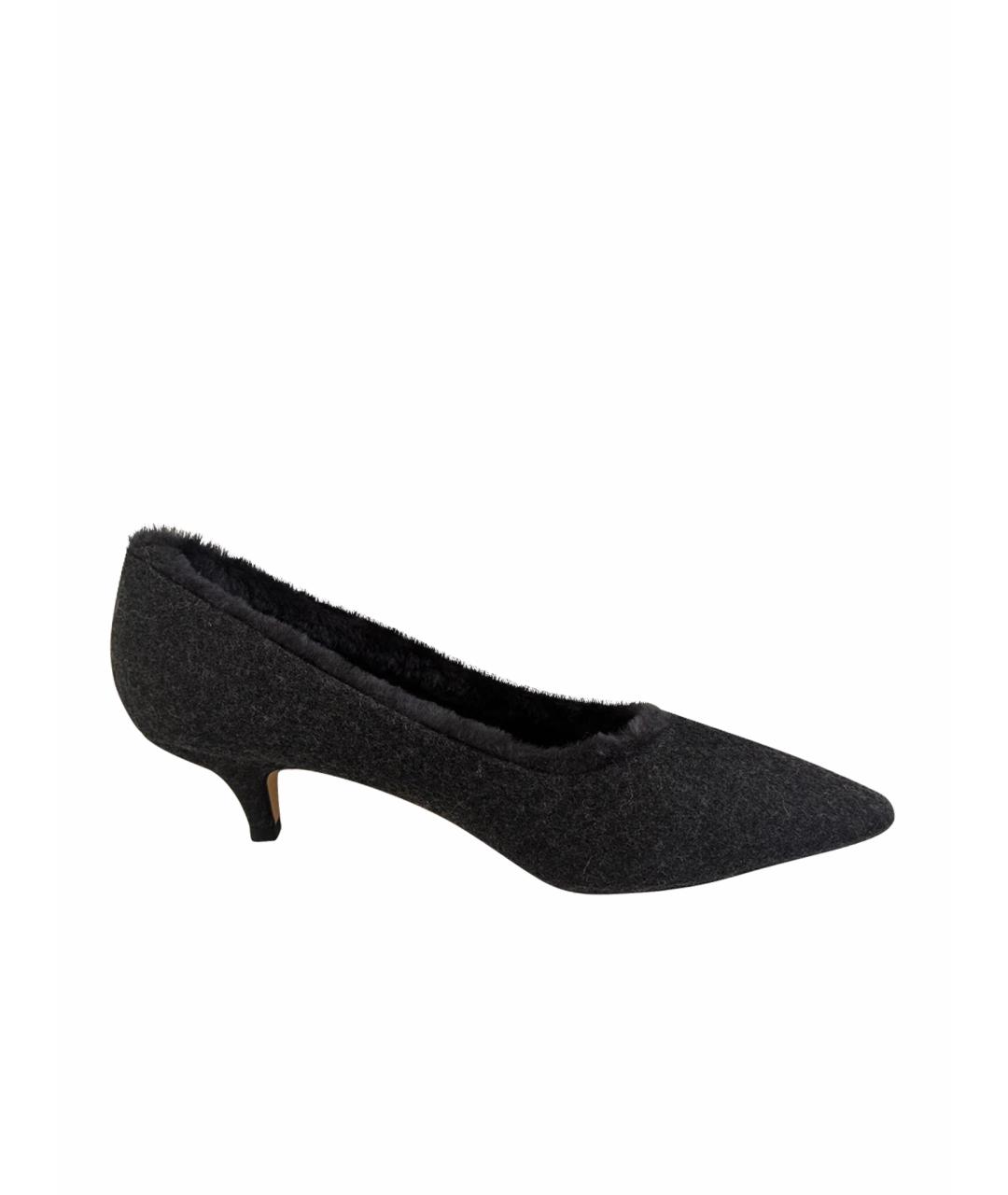 Age Of Innocence Антрацитовые текстильные туфли, фото 1