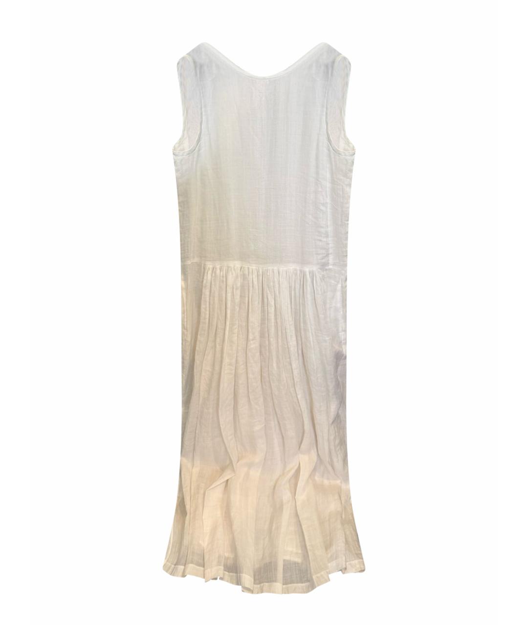 'S MAX MARA Белый льняной сарафан, фото 1