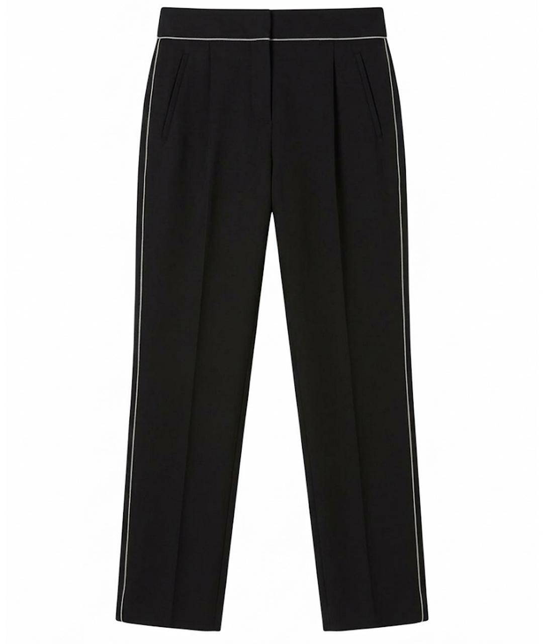 BALENCIAGA Черные полиэстеровые брюки узкие, фото 1