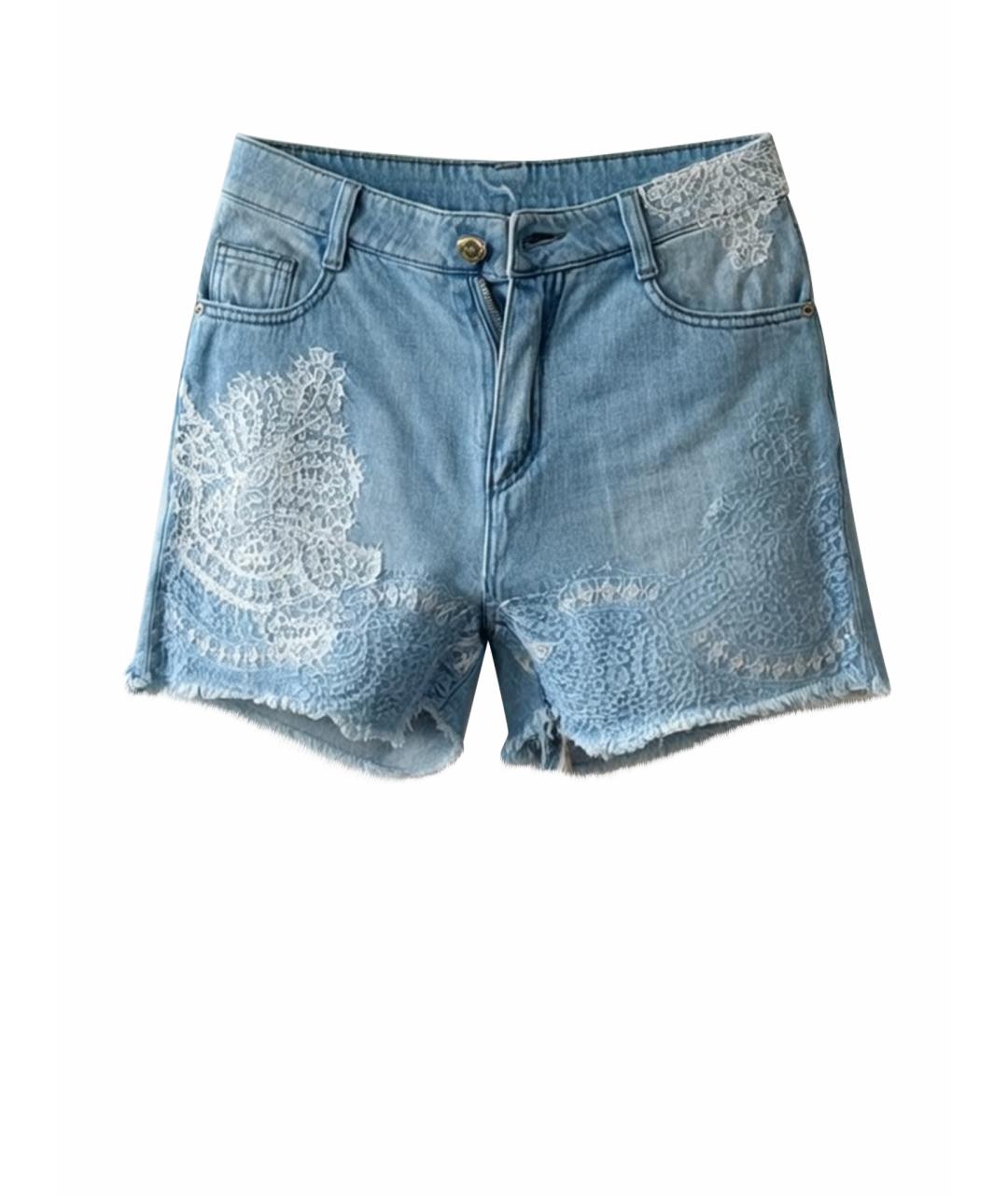 ERMANNO SCERVINO Голубые деним шорты, фото 1