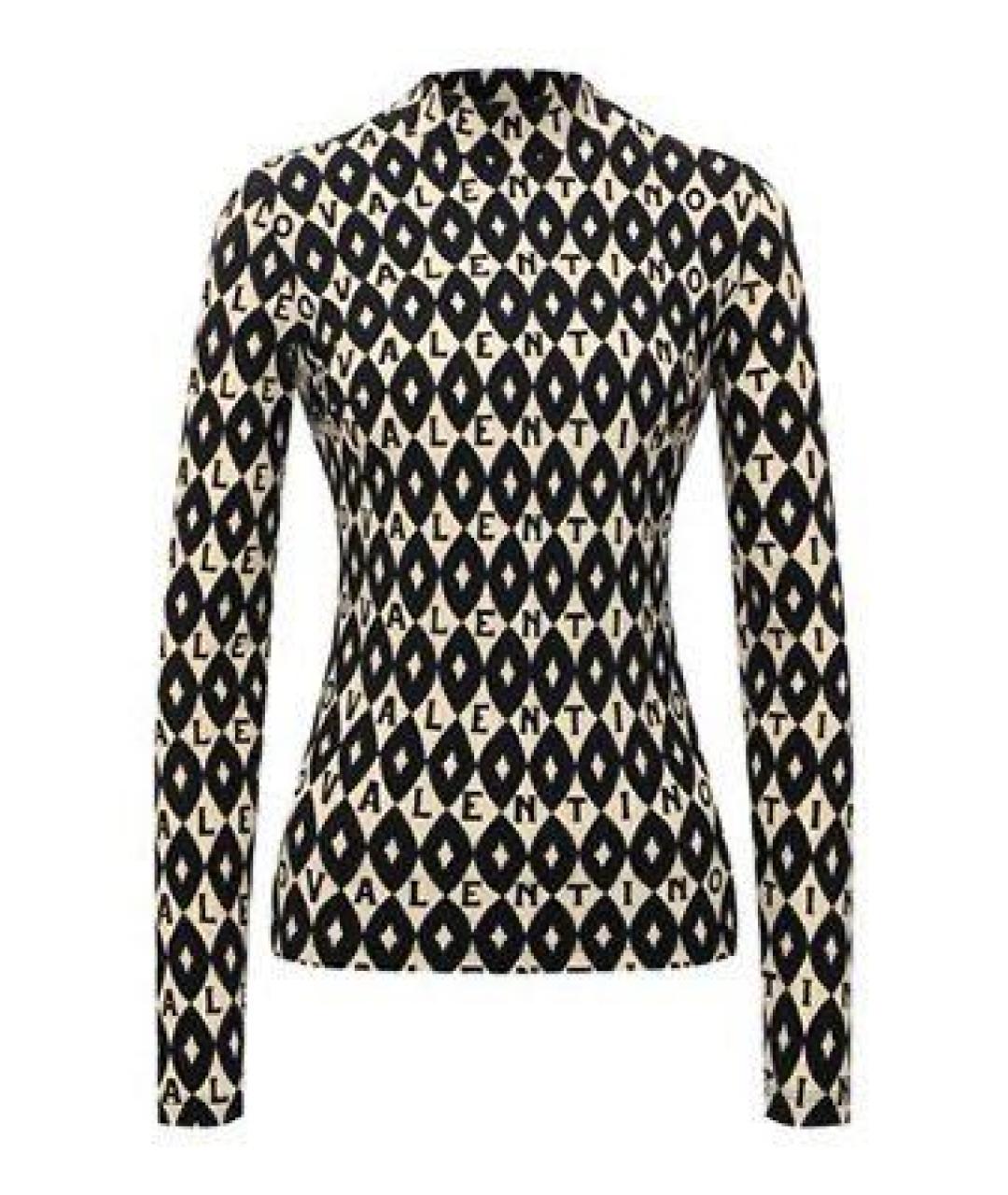 VALENTINO Бежевая полиамидовая водолазка, фото 1