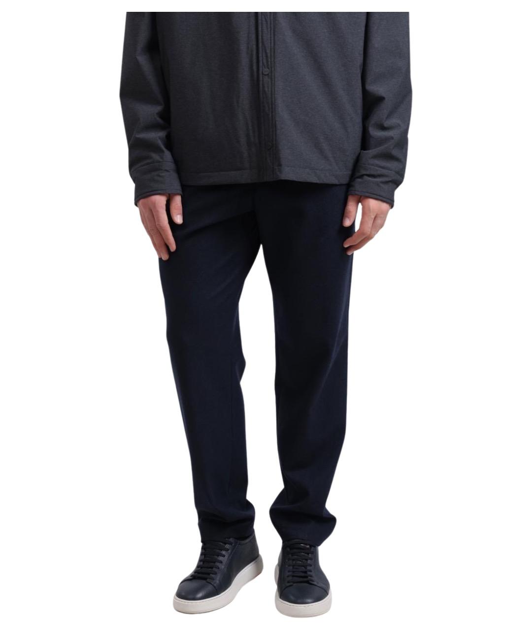 HUGO BOSS Темно-синие повседневные брюки, фото 1