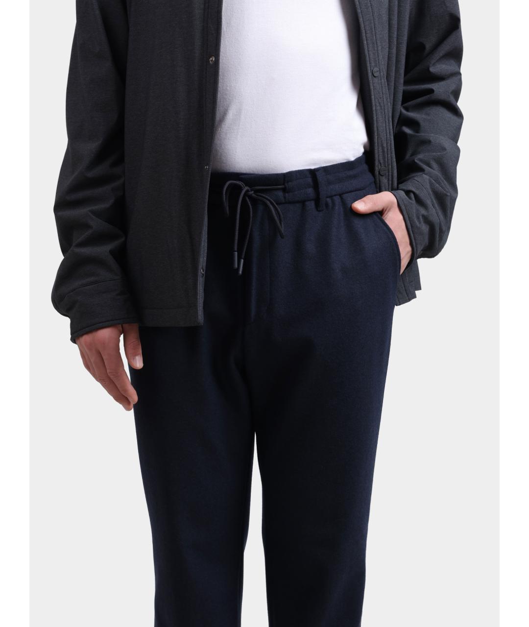 HUGO BOSS Темно-синие повседневные брюки, фото 4