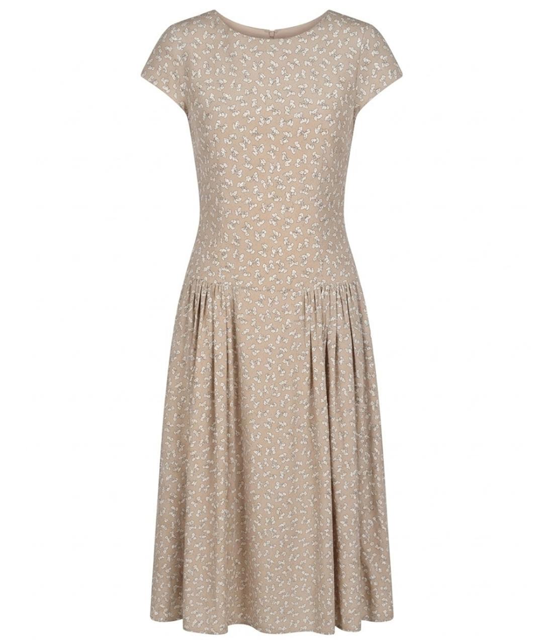 ALEXANDER TEREKHOV Бежевое повседневное платье, фото 1