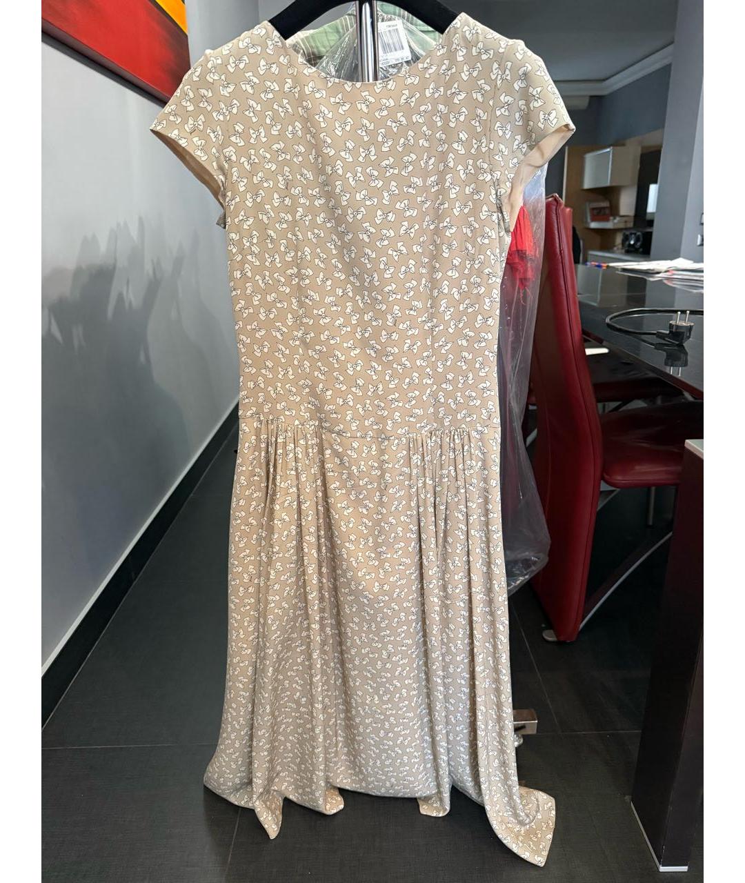 ALEXANDER TEREKHOV Бежевое повседневное платье, фото 7
