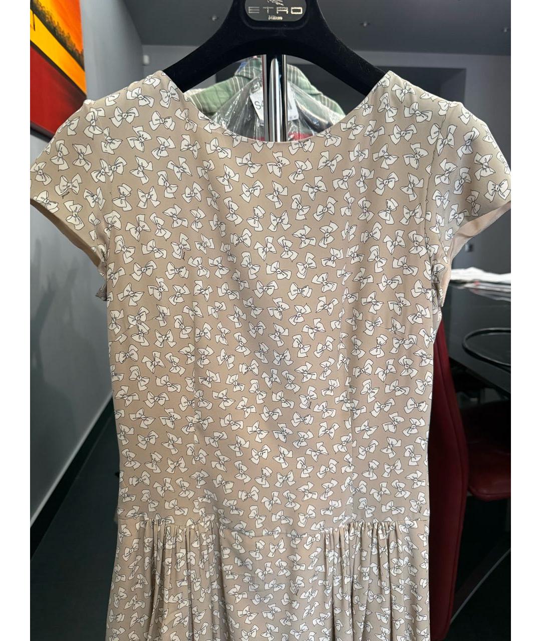 ALEXANDER TEREKHOV Бежевое повседневное платье, фото 5