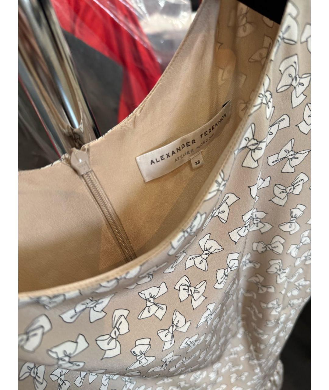 ALEXANDER TEREKHOV Бежевое повседневное платье, фото 6
