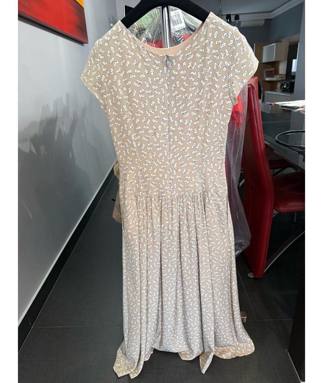 ALEXANDER TEREKHOV Бежевое повседневное платье, фото 2