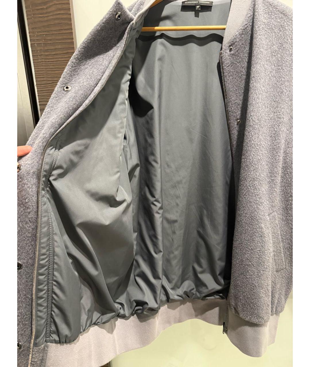 ALEXANDER TEREKHOV Серое шерстяное пальто, фото 4