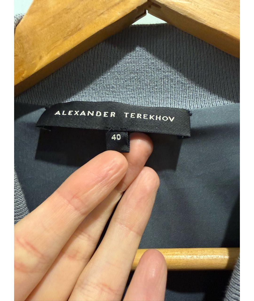ALEXANDER TEREKHOV Серое шерстяное пальто, фото 2