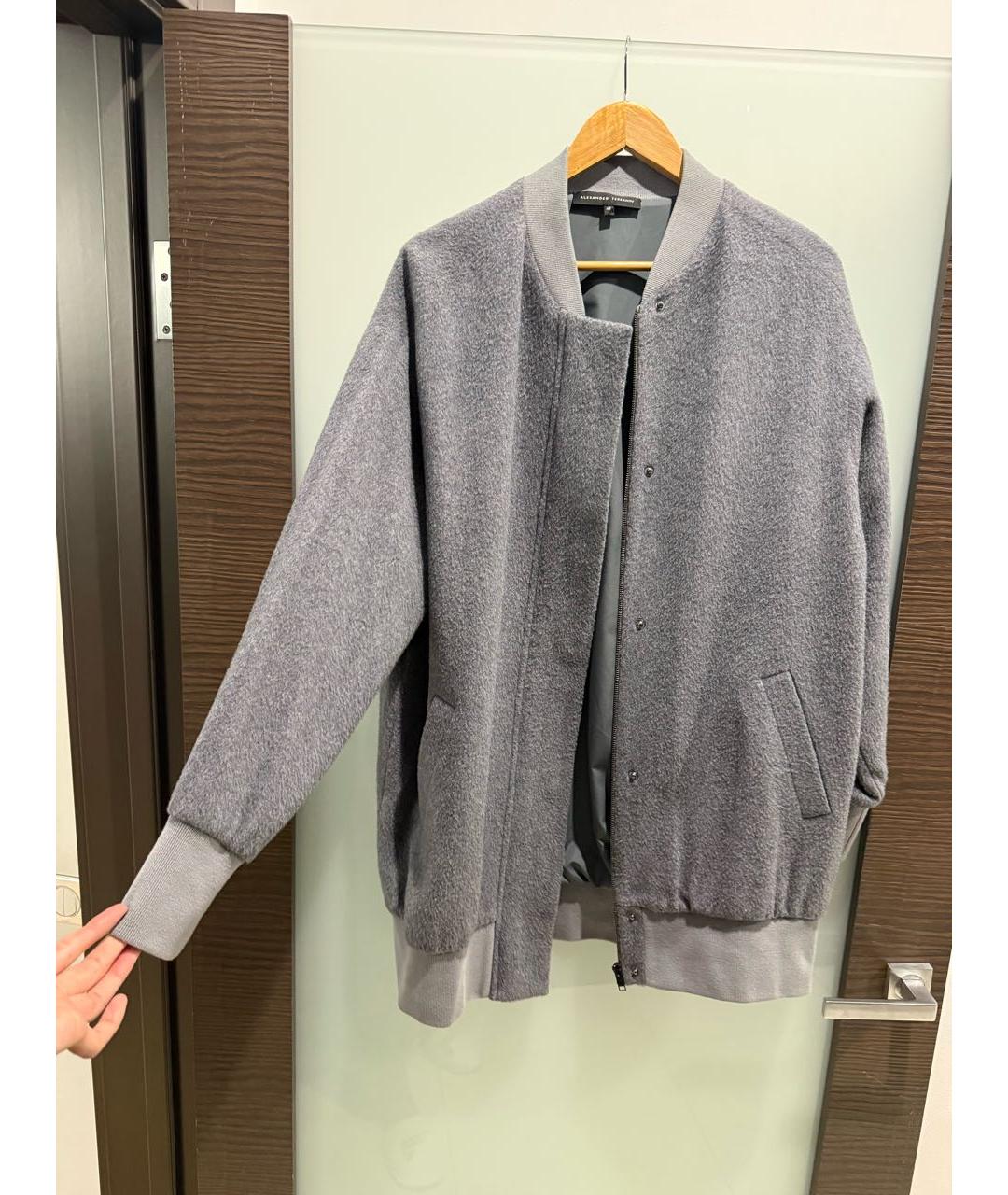 ALEXANDER TEREKHOV Серое шерстяное пальто, фото 7