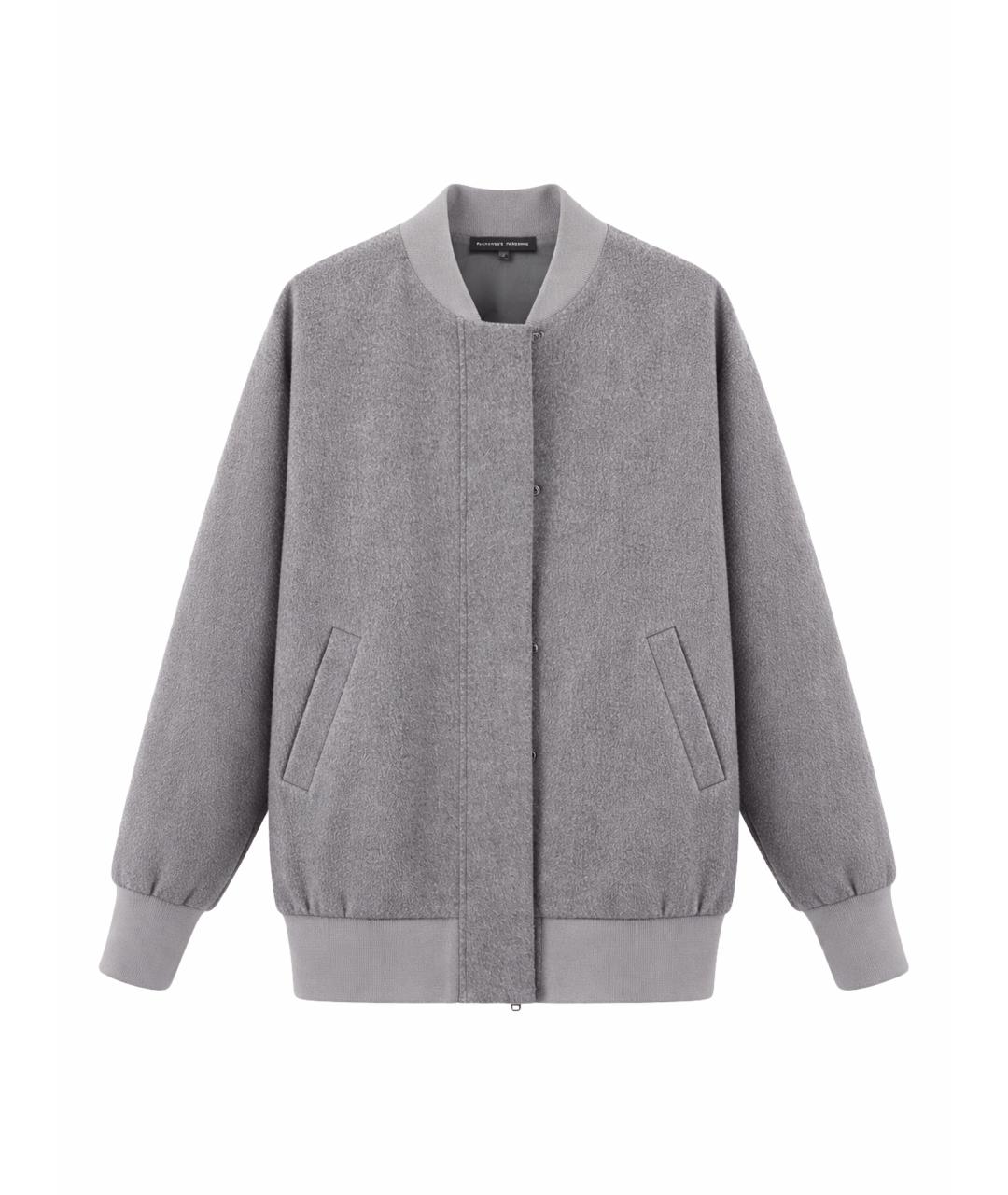 ALEXANDER TEREKHOV Серое шерстяное пальто, фото 1