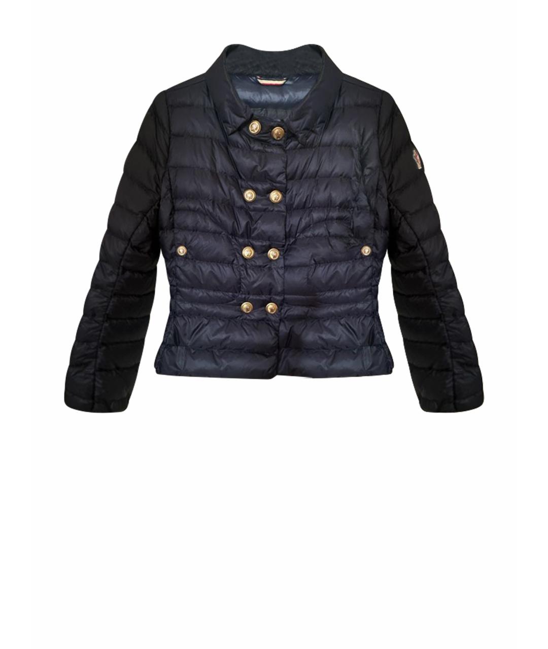 MONCLER Темно-синий пуховик, фото 1