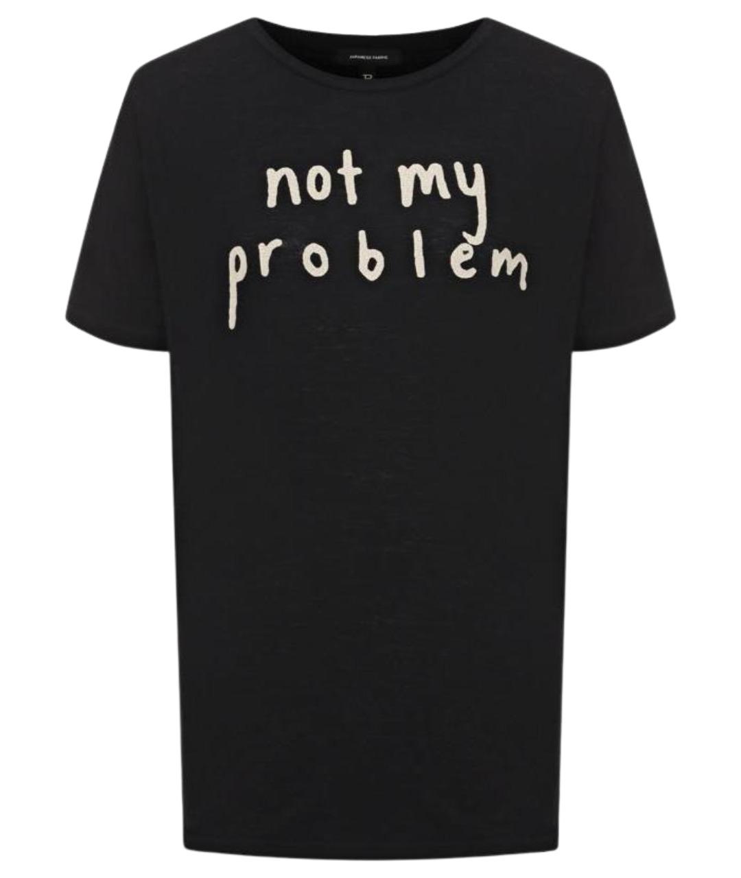 R13 Черная хлопковая футболка, фото 1