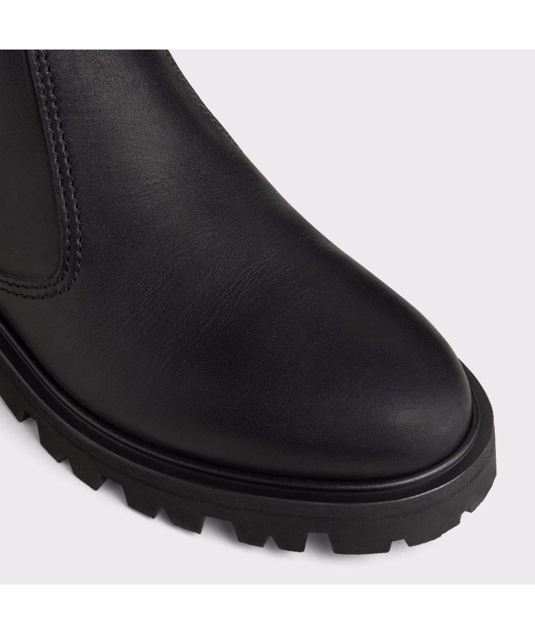 CELINE Черные кожаные полусапоги, фото 4