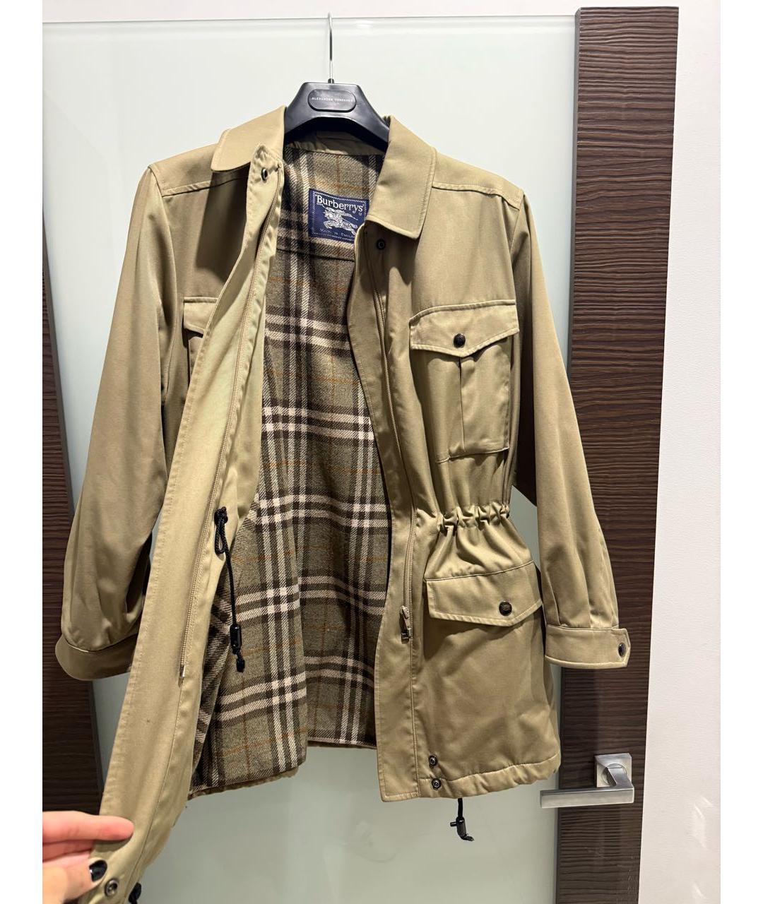 BURBERRY Хаки хлопковая парка, фото 7
