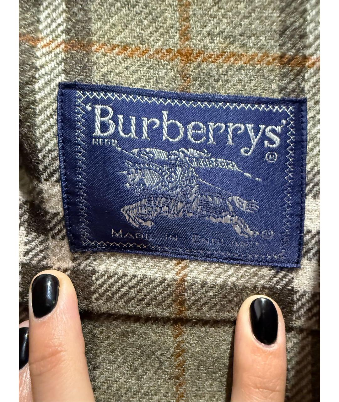 BURBERRY Хаки хлопковая парка, фото 3