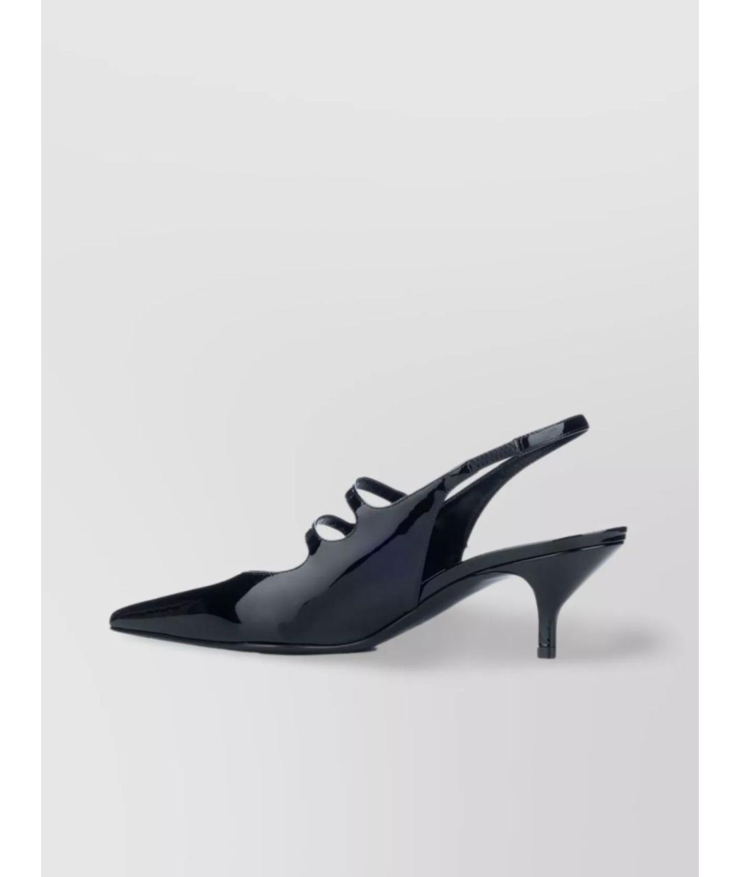 CELINE Черные туфли из лакированной кожи, фото 3