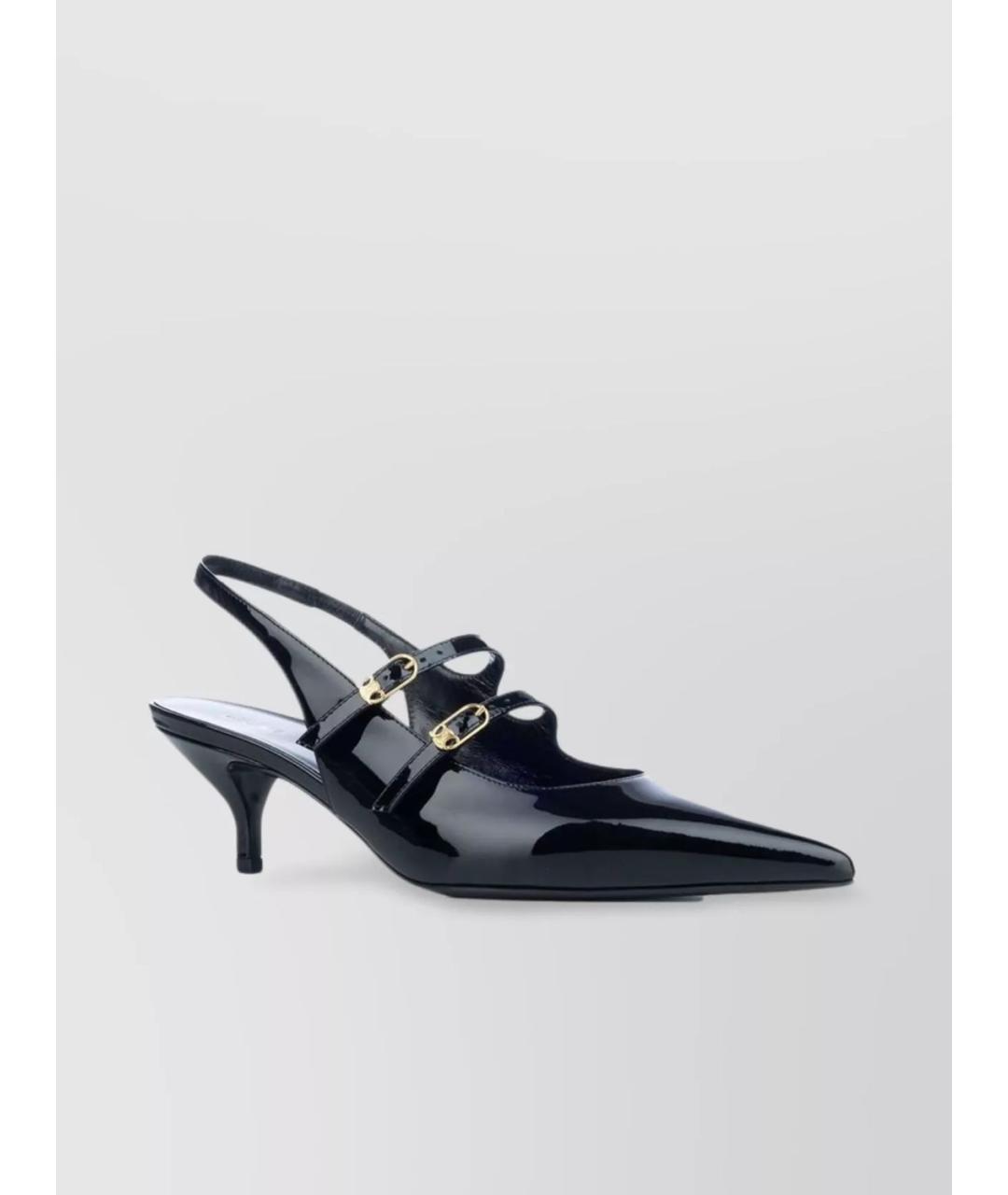 CELINE Черные туфли из лакированной кожи, фото 2