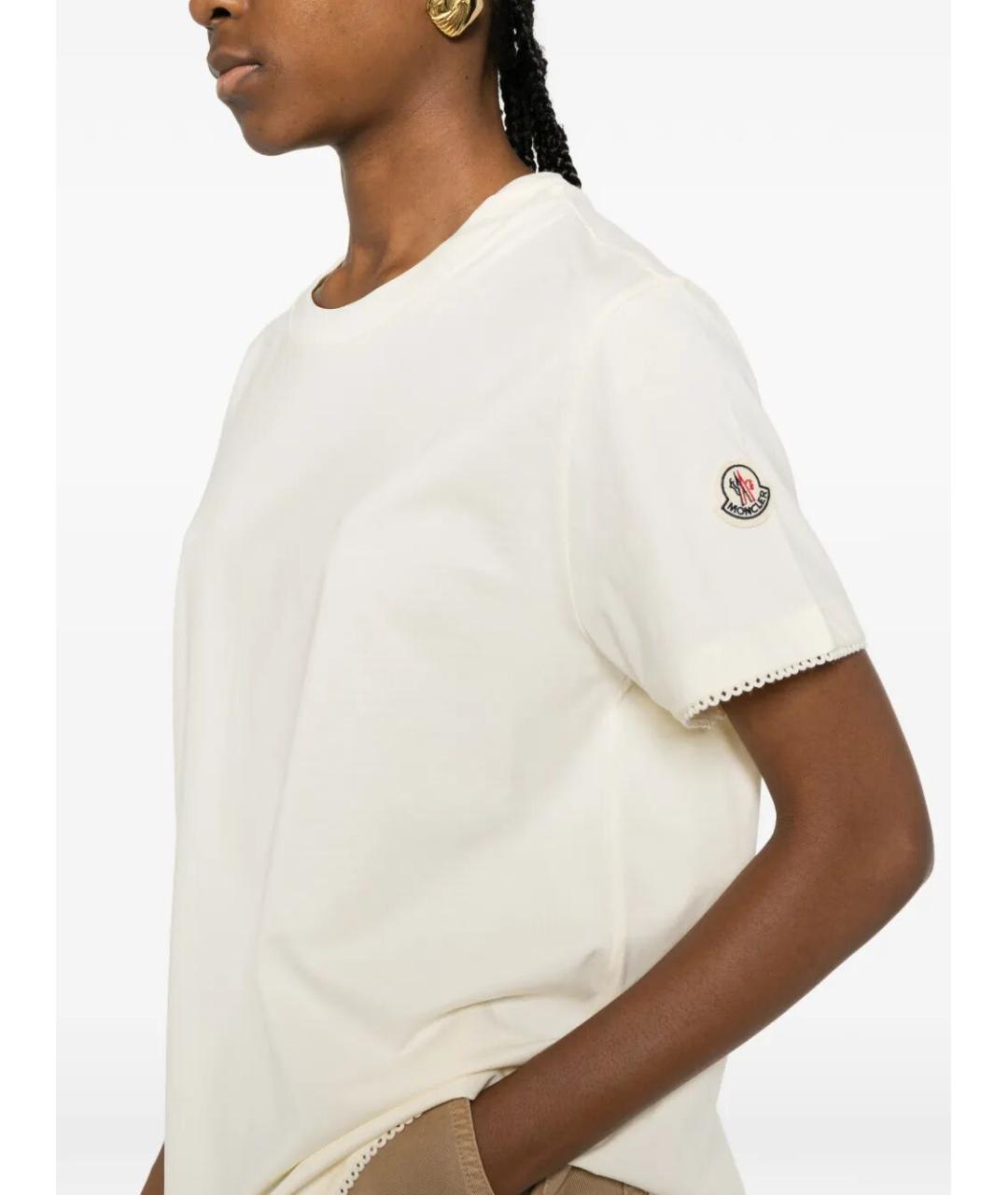 MONCLER Хлопковая футболка, фото 5