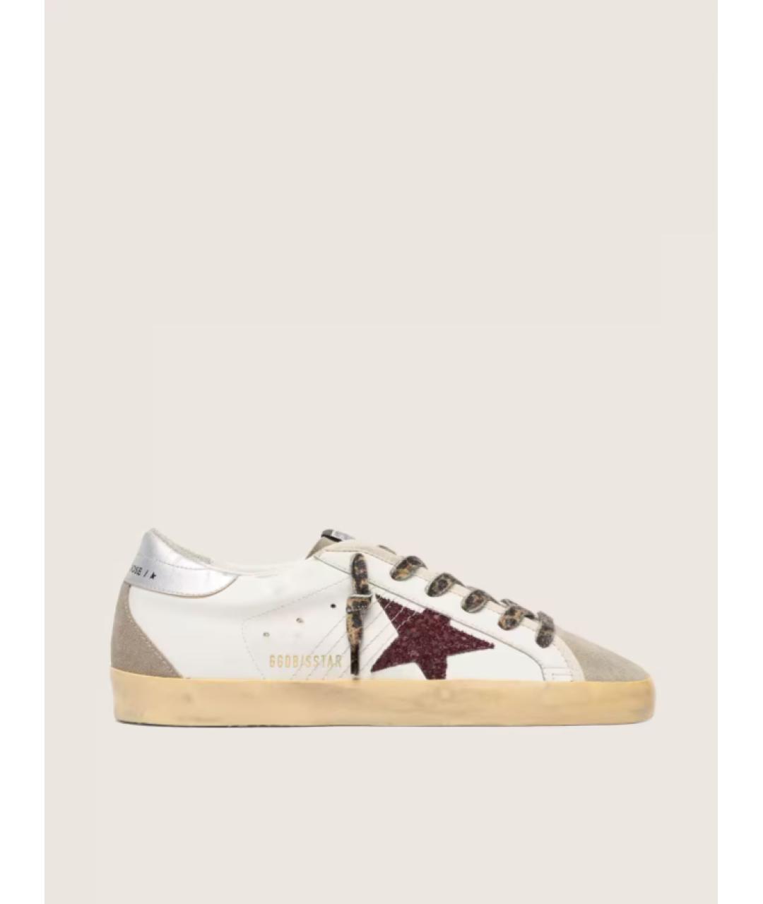 GOLDEN GOOSE DELUXE BRAND Белые кожаные кеды, фото 5