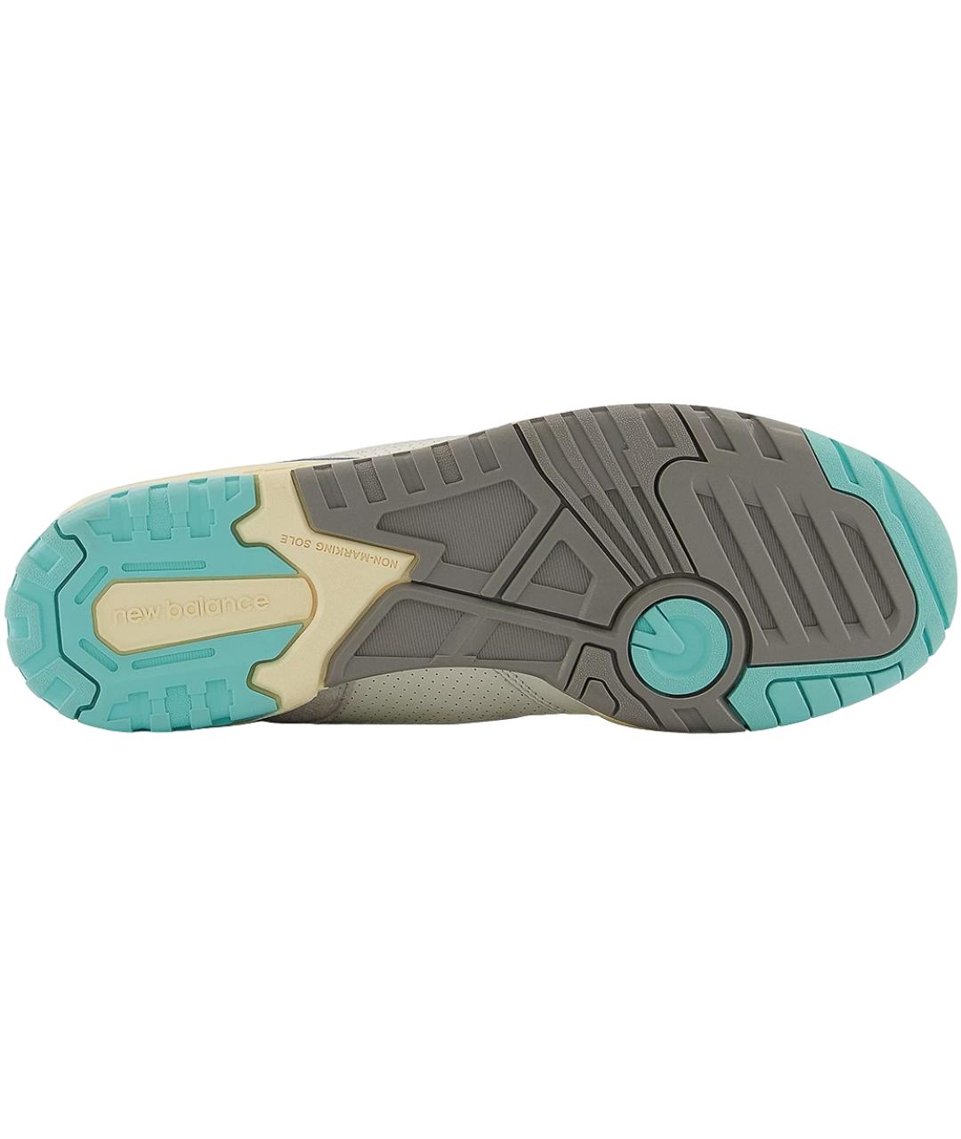 NEW BALANCE Бежевые кожаные кроссовки, фото 5