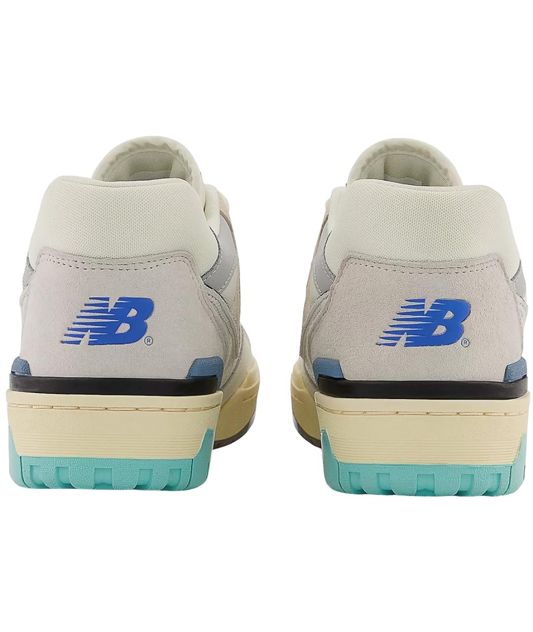 NEW BALANCE Бежевые кожаные кроссовки, фото 4