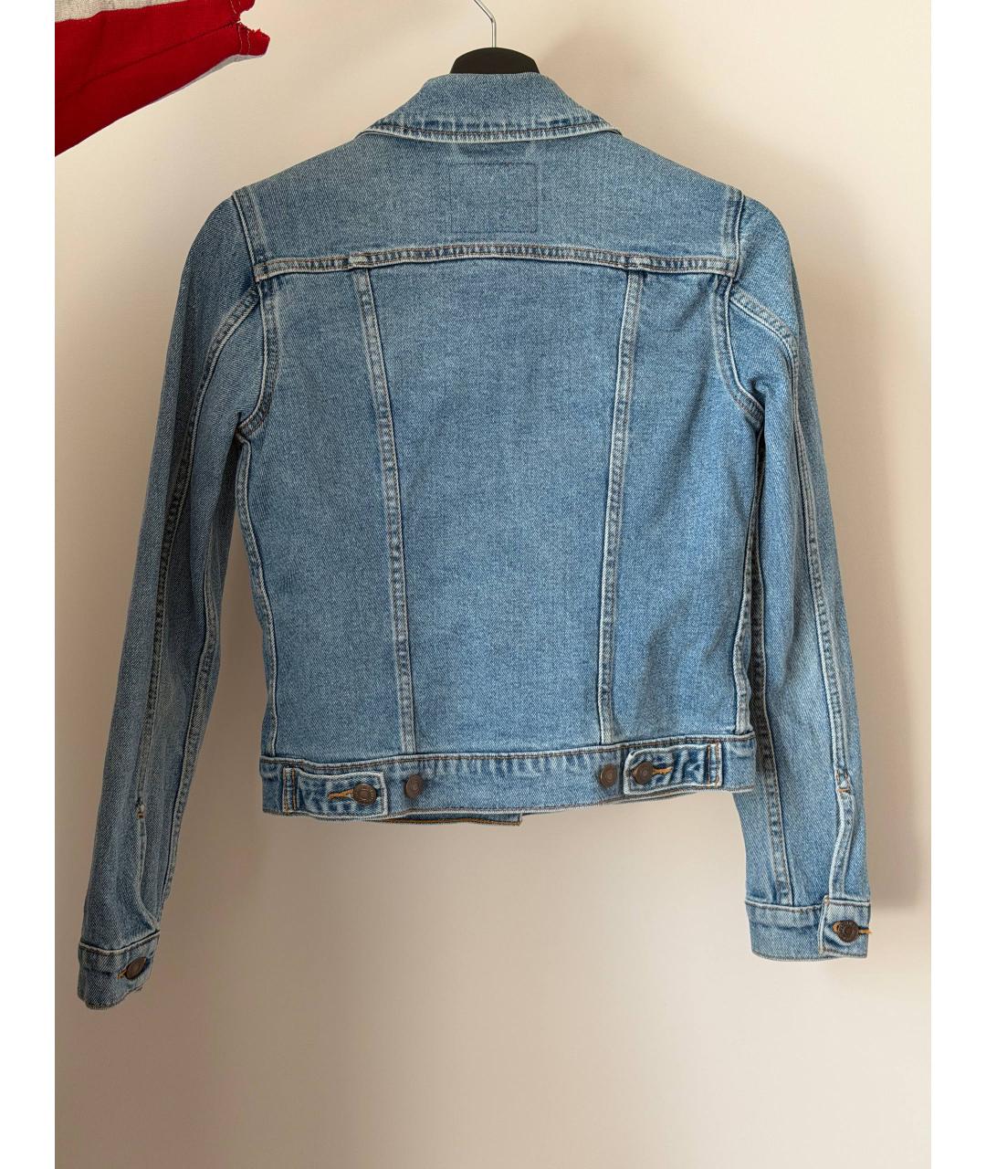 LEVI'S Голубая деним куртка, фото 2