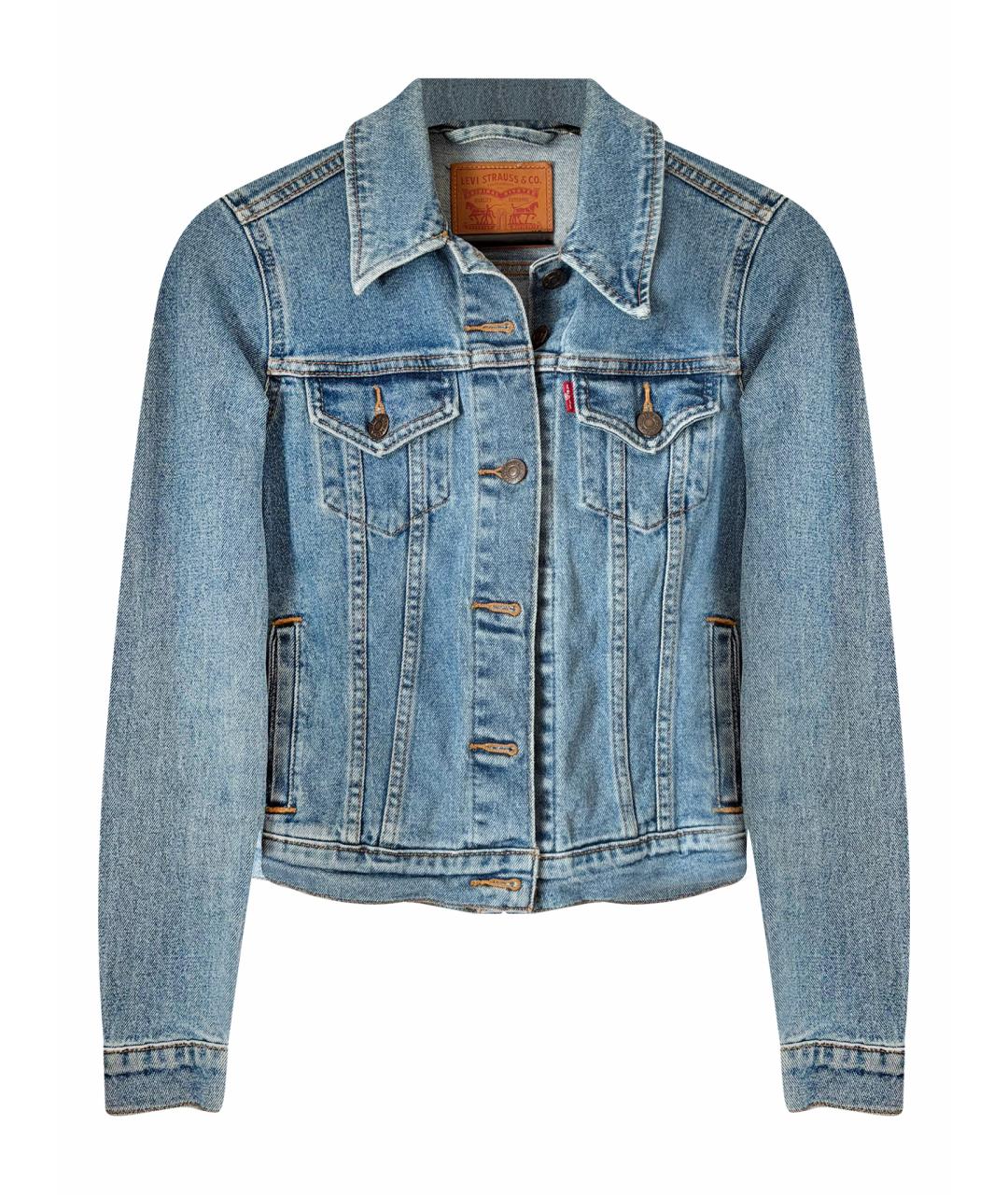 LEVI'S Голубая деним куртка, фото 1