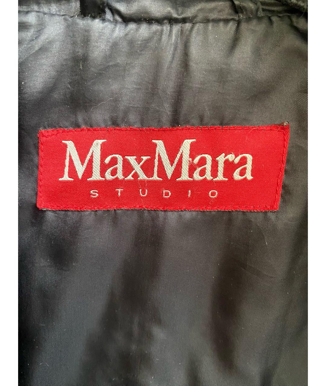 MAX MARA STUDIO Черная куртка, фото 3