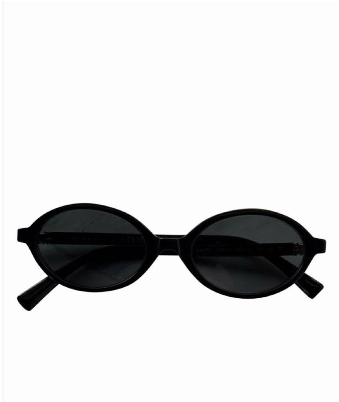 MIU MIU Черные пластиковые солнцезащитные очки, фото 6