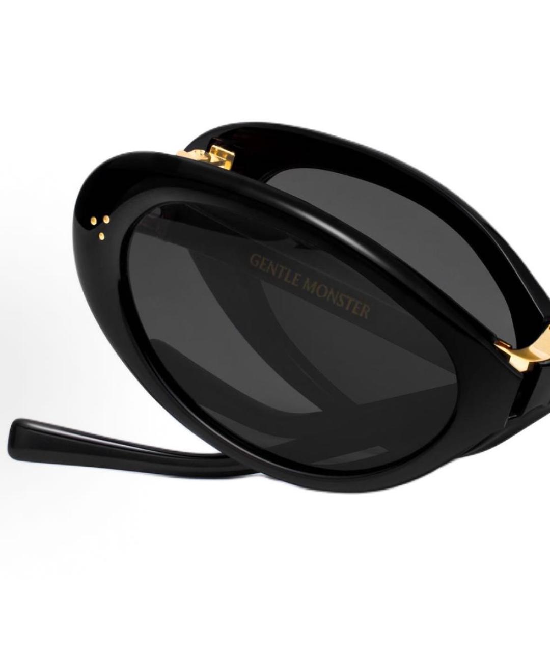 GENTLE MONSTER Черные пластиковые солнцезащитные очки, фото 3