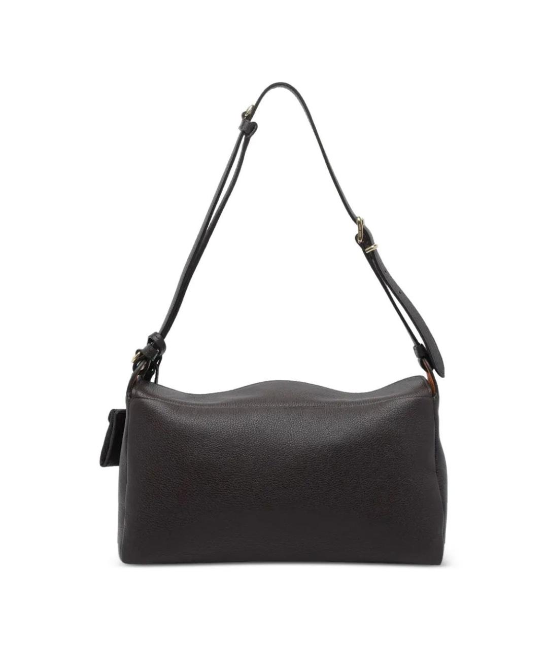 MIU MIU Коричневая кожаная сумка через плечо, фото 2