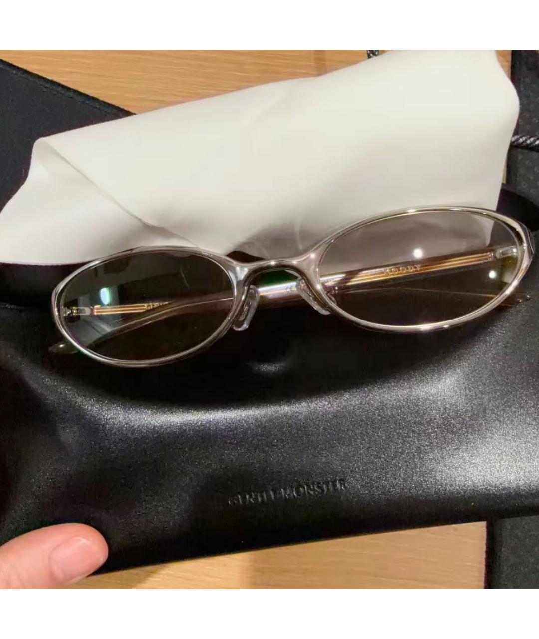 GENTLE MONSTER Коричневые пластиковые солнцезащитные очки, фото 5