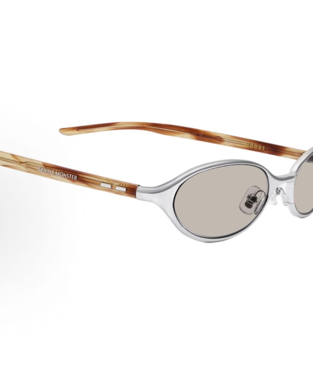 GENTLE MONSTER Коричневые пластиковые солнцезащитные очки, фото 3