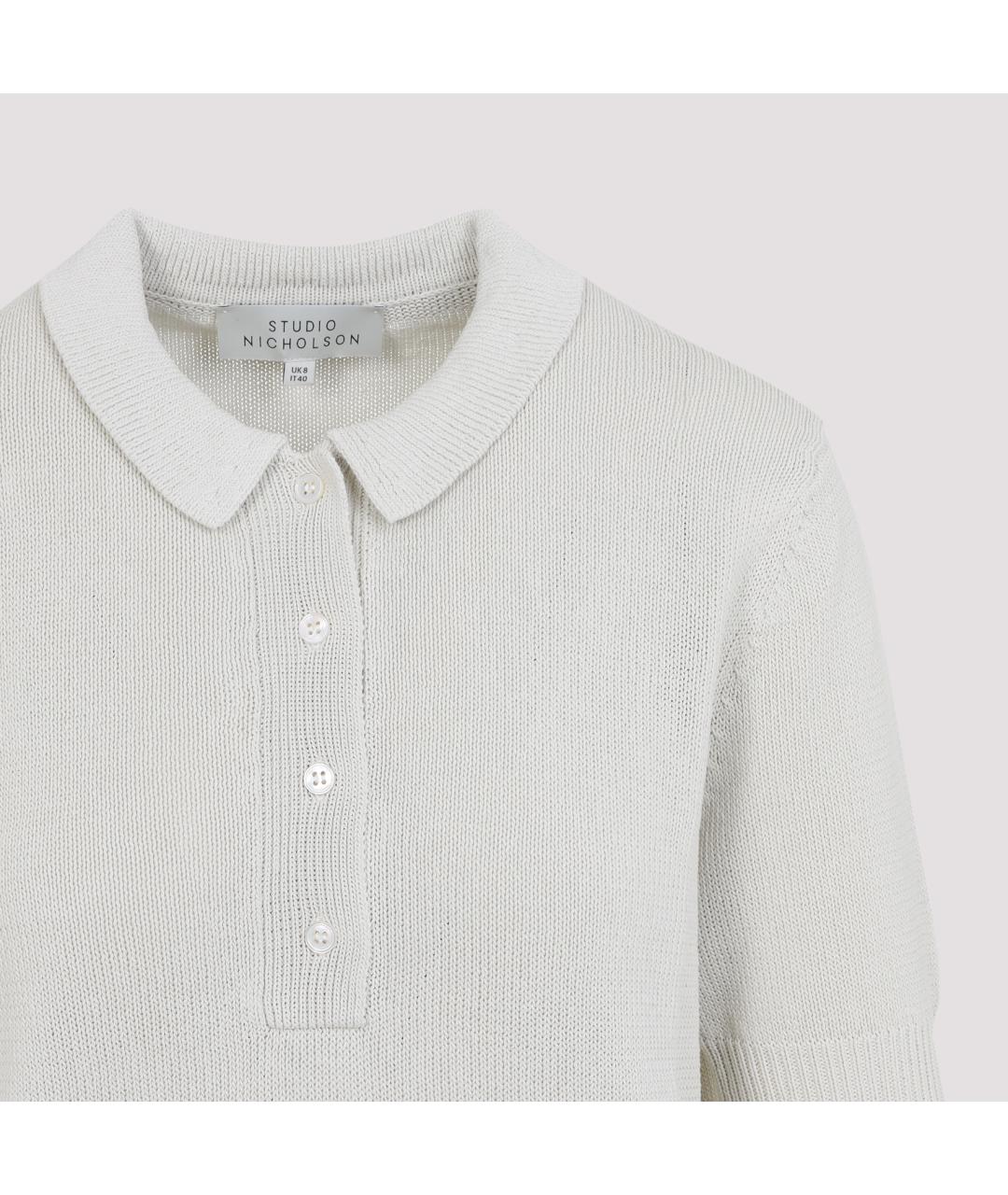 STUDIO NICHOLSON Белая футболка, фото 3