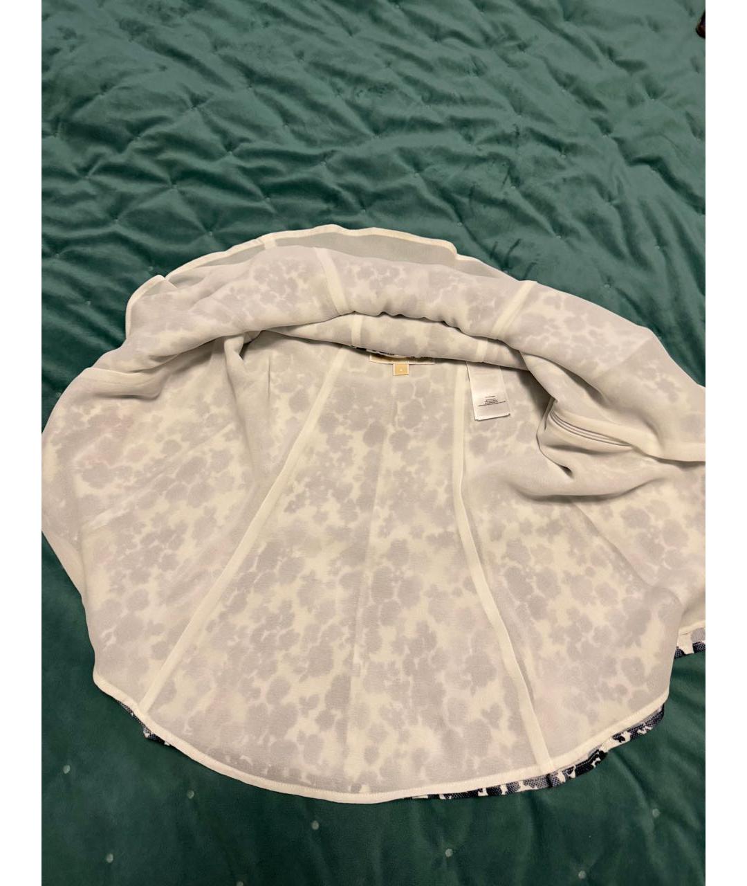 MICHAEL KORS Синяя вискозная юбка мини, фото 7