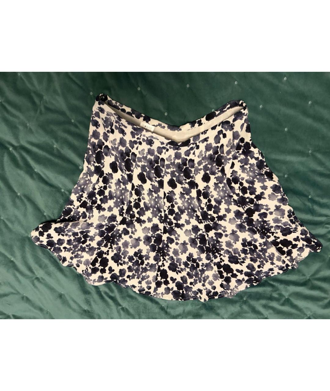 MICHAEL KORS Синяя вискозная юбка мини, фото 2