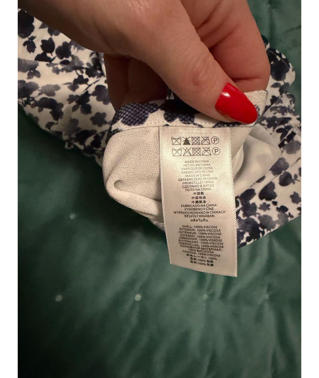 MICHAEL KORS Синяя вискозная юбка мини, фото 5