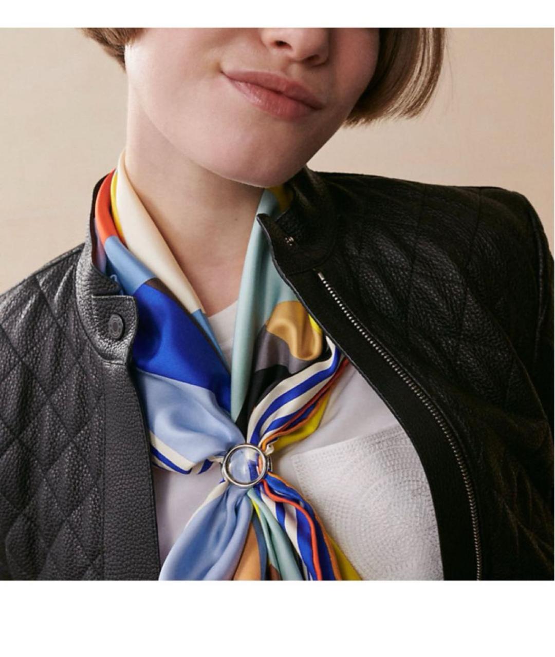 HERMES Серебрянный платок, фото 3